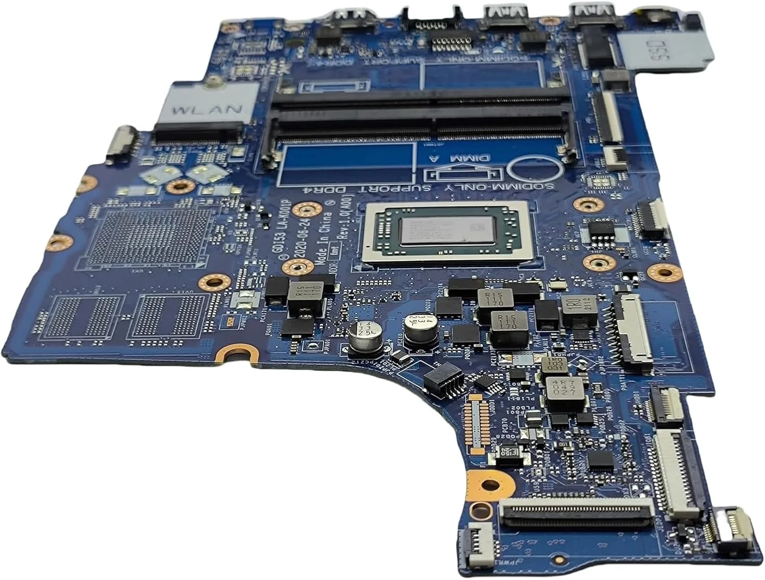 مادربرد جایگزین 0DRFWY DRFWY برای لپ تاپ Dell inspiron 3505 مدل GDI53 LA-K001P، پردازنده Ryzen 7 3700U