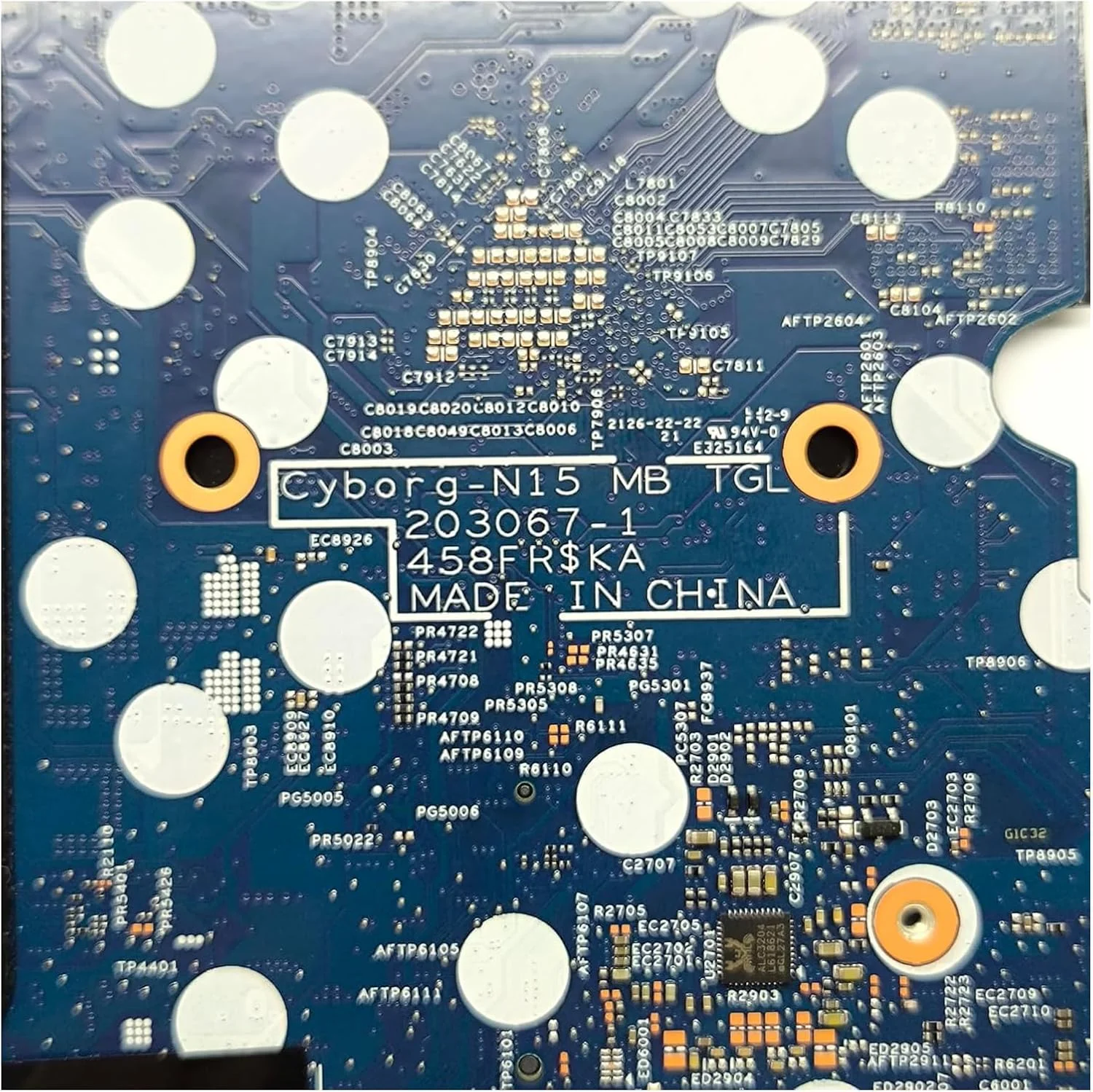 مادربرد جایگزین 0C7MPR C7MPR برای لپ تاپ Dell Inspiron 5410 مدل Cyborg-N15 MB TGL 203067-1، برد اصلی سیستم با پردازنده i7-11390H