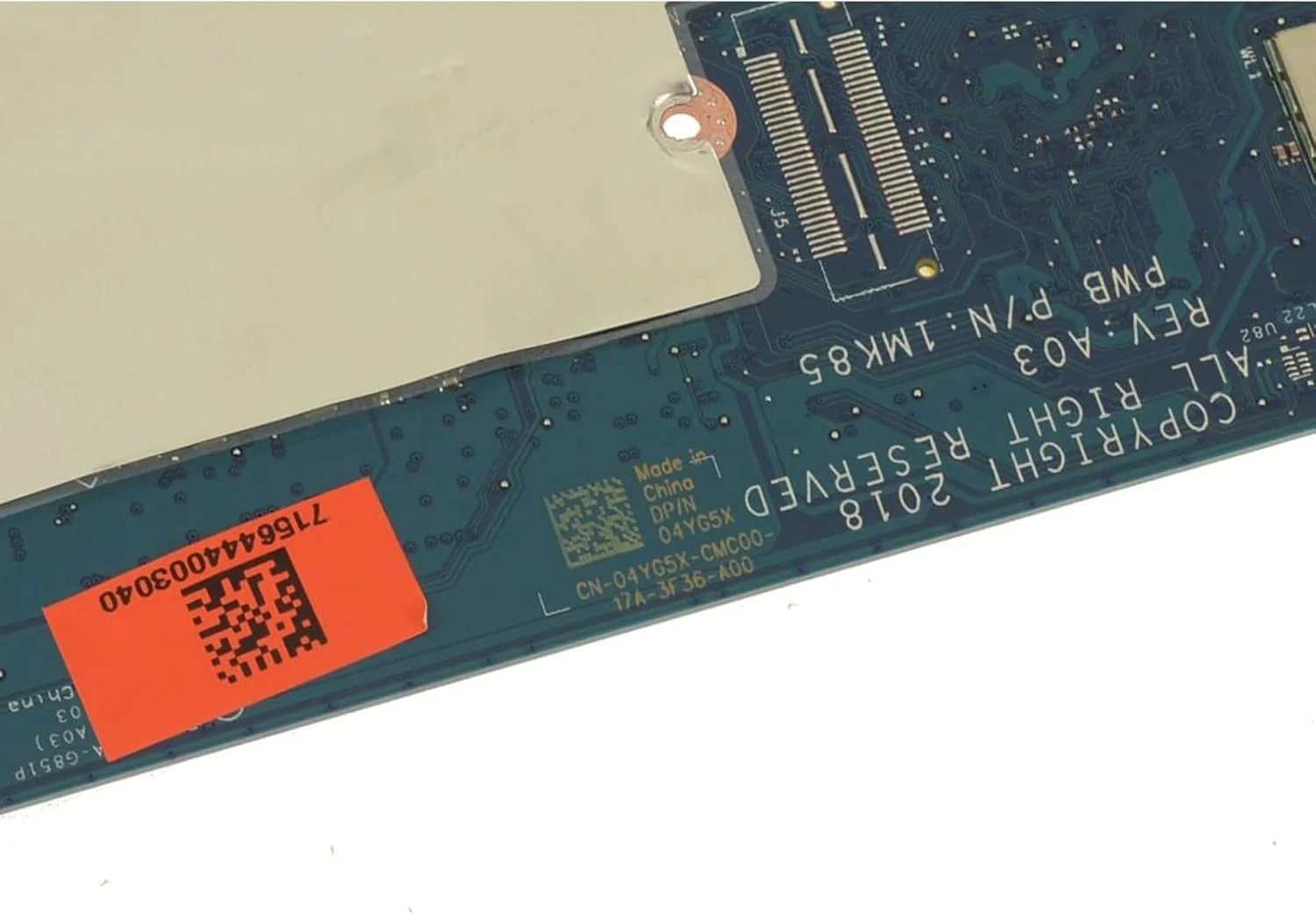 مادربرد جایگزین 04YG5X 4YG5X برای لپ تاپ Dell Chromebook 3100 با 4 گیگابایت رم و 16 گیگابایت حافظه و پردازنده N4020