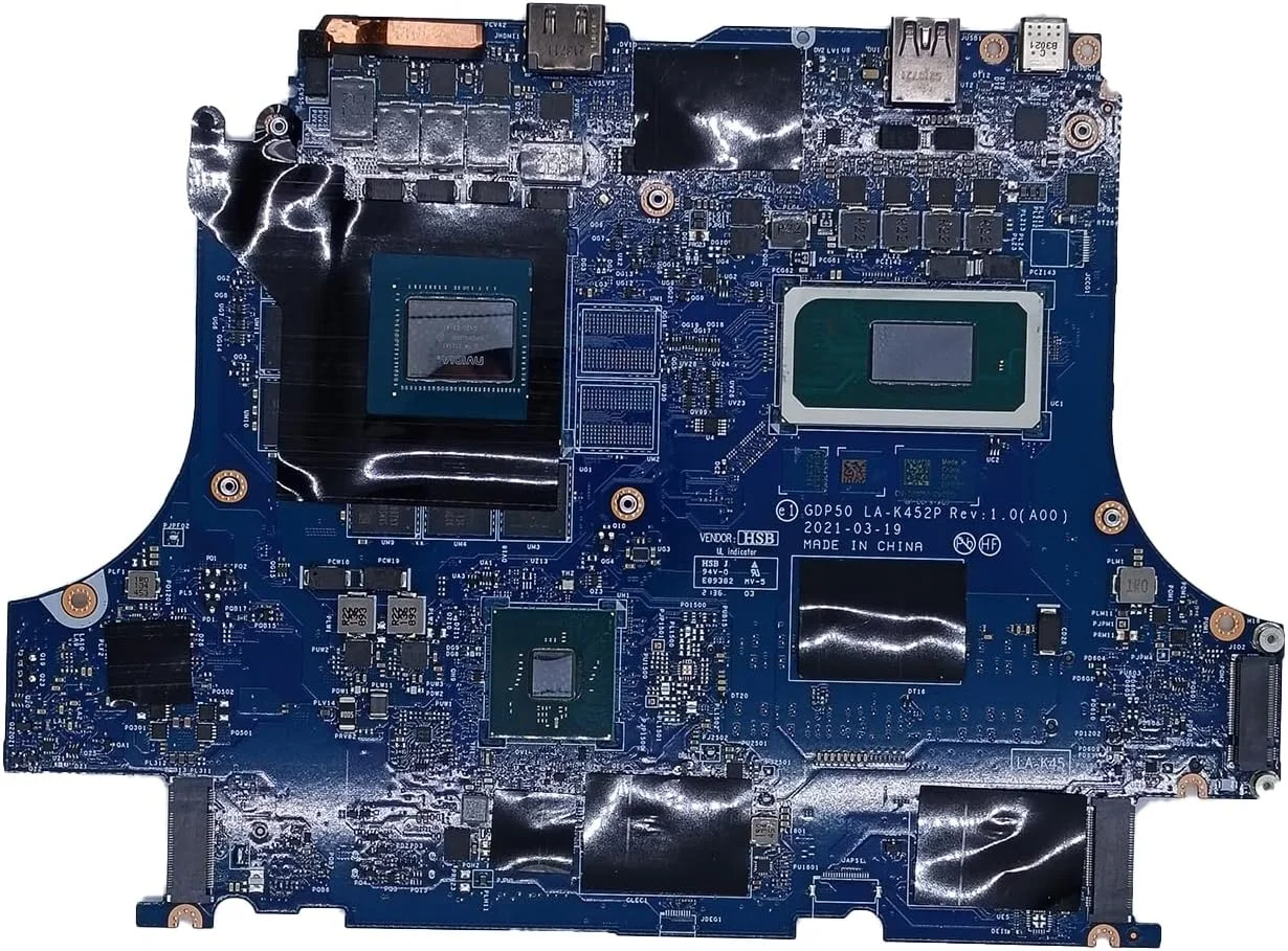 مادربرد جایگزین برای دل Alienware M15 R6 مدل GDP50 LA-K452P، پردازنده i7-11800H، کارت گرافیک RTX 3060 6GB، شماره قطعه 0P1P51 P1P51 مادربرد جایگزین برای دل Alienware M15 R6 مدل GDP50 LA-K452P، پردازنده i7-11800H، کارت گرافیک RTX 3060 6GB، شماره قطعه 0P1P51 P1P51