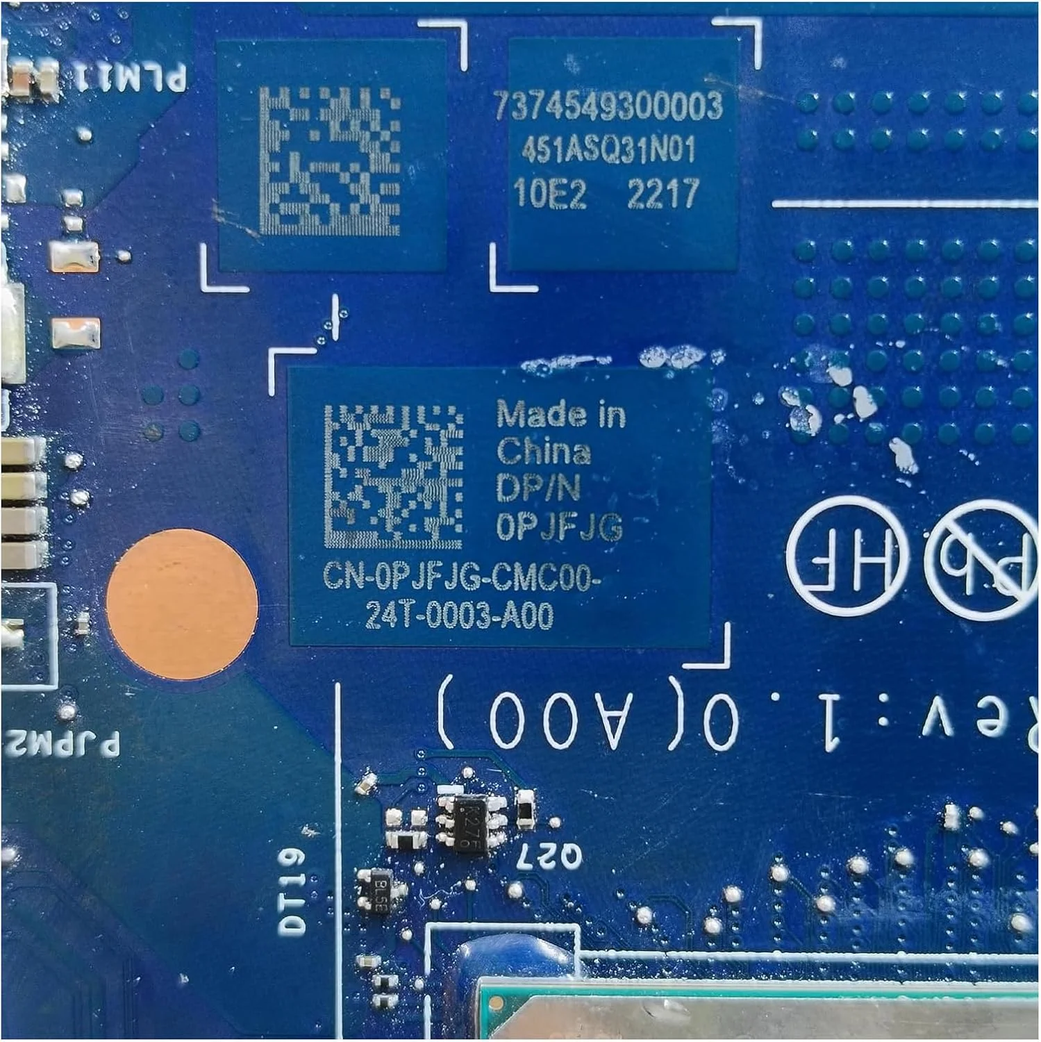 مادربرد جایگزین 0PJFJG PJFJG برای لپ تاپ Dell Alienware M15 R7 مدل HDQ50 LA-L651P، پردازنده i7-12700H و کارت گرافیک RTX 3070 Ti 8GB مادربرد جایگزین 0PJFJG PJFJG برای لپ تاپ Dell Alienware M15 R7 مدل HDQ50 LA-L651P، پردازنده i7-12700H و کارت گرافیک RTX 3070 Ti 8GB