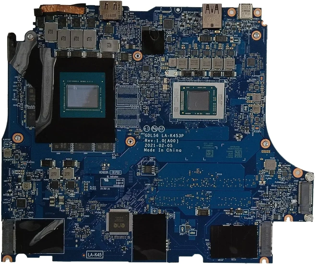 مادربرد جایگزین برای دل Alienware M15 R5 مدل GDL56 LA-K453P، دارای پردازنده R7-5800H و کارت گرافیک RTX3060 6GB، شماره قطعه 0WK6YJ WK6YJ مادربرد جایگزین برای دل Alienware M15 R5 مدل GDL56 LA-K453P، دارای پردازنده R7-5800H و کارت گرافیک RTX3060 6GB، شماره قطعه 0WK6YJ WK6YJ