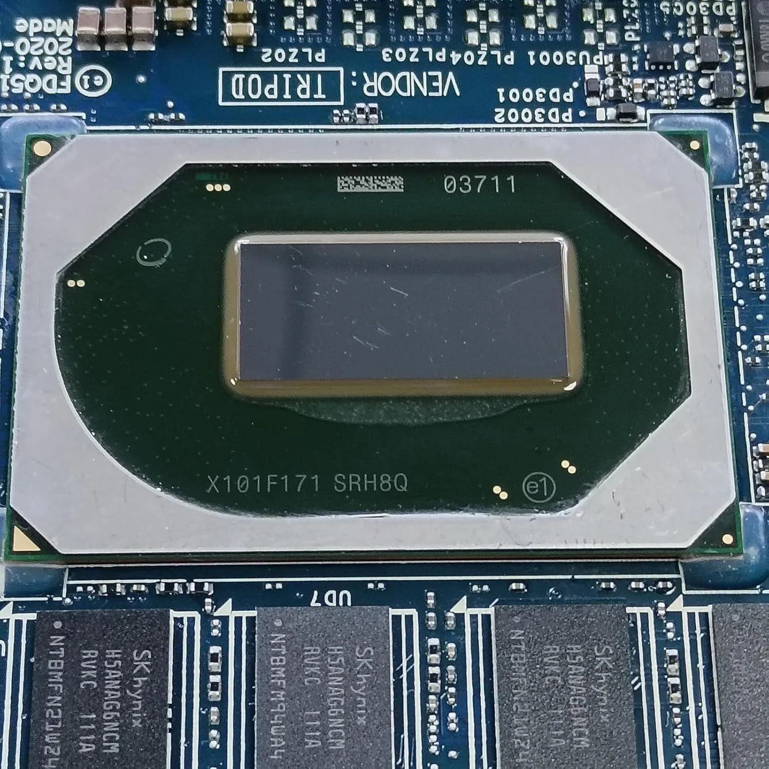 جایگزینی برای مادربرد Dell Alienware M17 R3 M15 R3 مدل LA-J521P با پردازنده i7-10750H، رم 16 گیگابایتی و کارت گرافیک RTX 2070 8GB، شماره قطعه 0N70XY N70XY