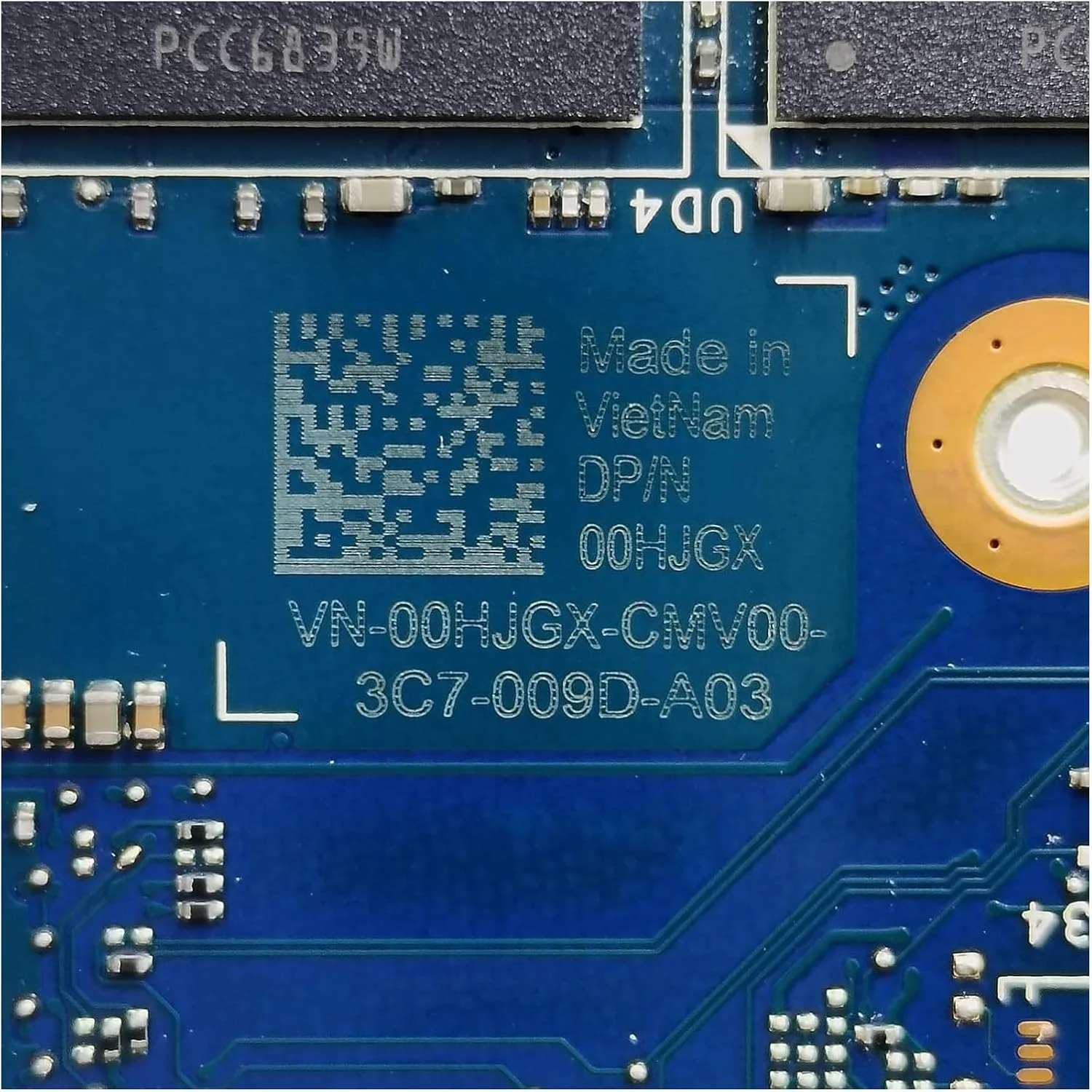 مادربرد جایگزین 00HJGX 0HJGX برای لپ تاپ دل XPS 9320 مدل LA-L071P، پردازنده i7-1360P، رم 16 گیگابایت