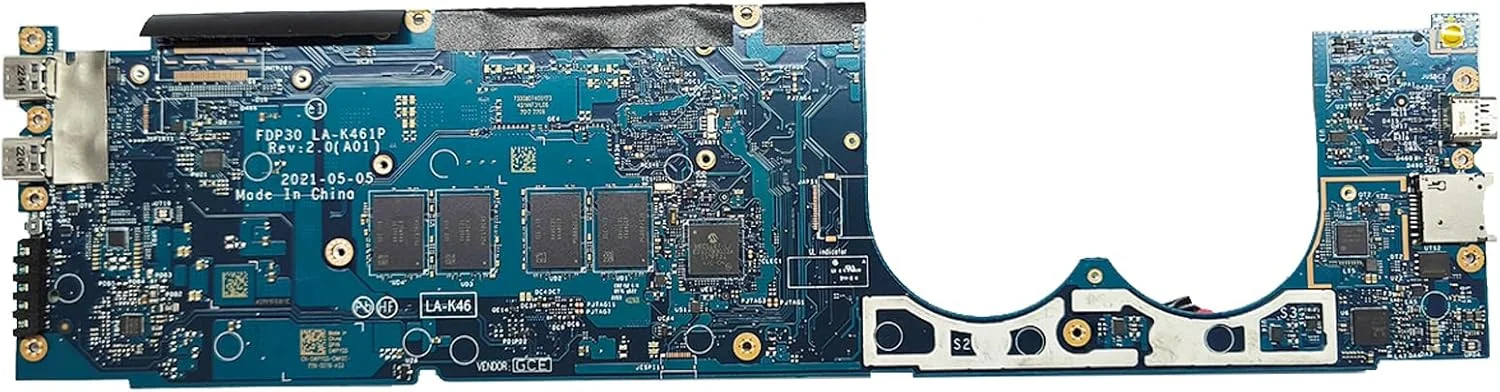 مادربرد جایگزین 0WPY05 WPY05 برای لپ تاپ Dell XPS 13 9305 مدل LA-K461P با پردازنده i7-1165G7 و رم 8 گیگابایت مادربرد جایگزین 0WPY05 WPY05 برای لپ تاپ Dell XPS 13 9305 مدل LA-K461P با پردازنده i7-1165G7 و رم 8 گیگابایت