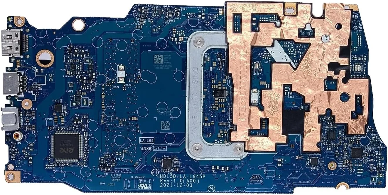 مادربرد جایگزین 0T7MJC T7MJC برای لپ تاپ Dell Vostro 3525 مدل HDL5D LA-L945P، پردازنده R5-5625U مادربرد جایگزین 0T7MJC T7MJC برای لپ تاپ Dell Vostro 3525 مدل HDL5D LA-L945P، پردازنده R5-5625U