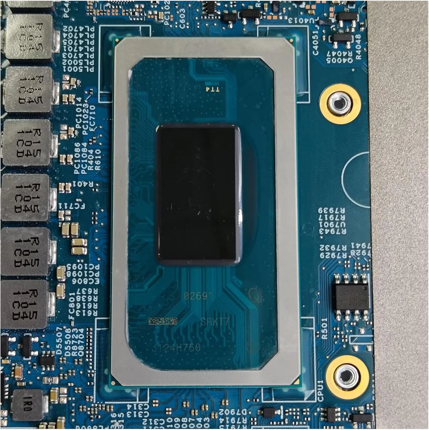 مادربرد جایگزین 080V76 برای لپ تاپ Dell XPS I7 9710 مدل 19876-1، برد اصلی سیستم با پردازنده i9-11900H و کارت گرافیک RTX3060 6GB