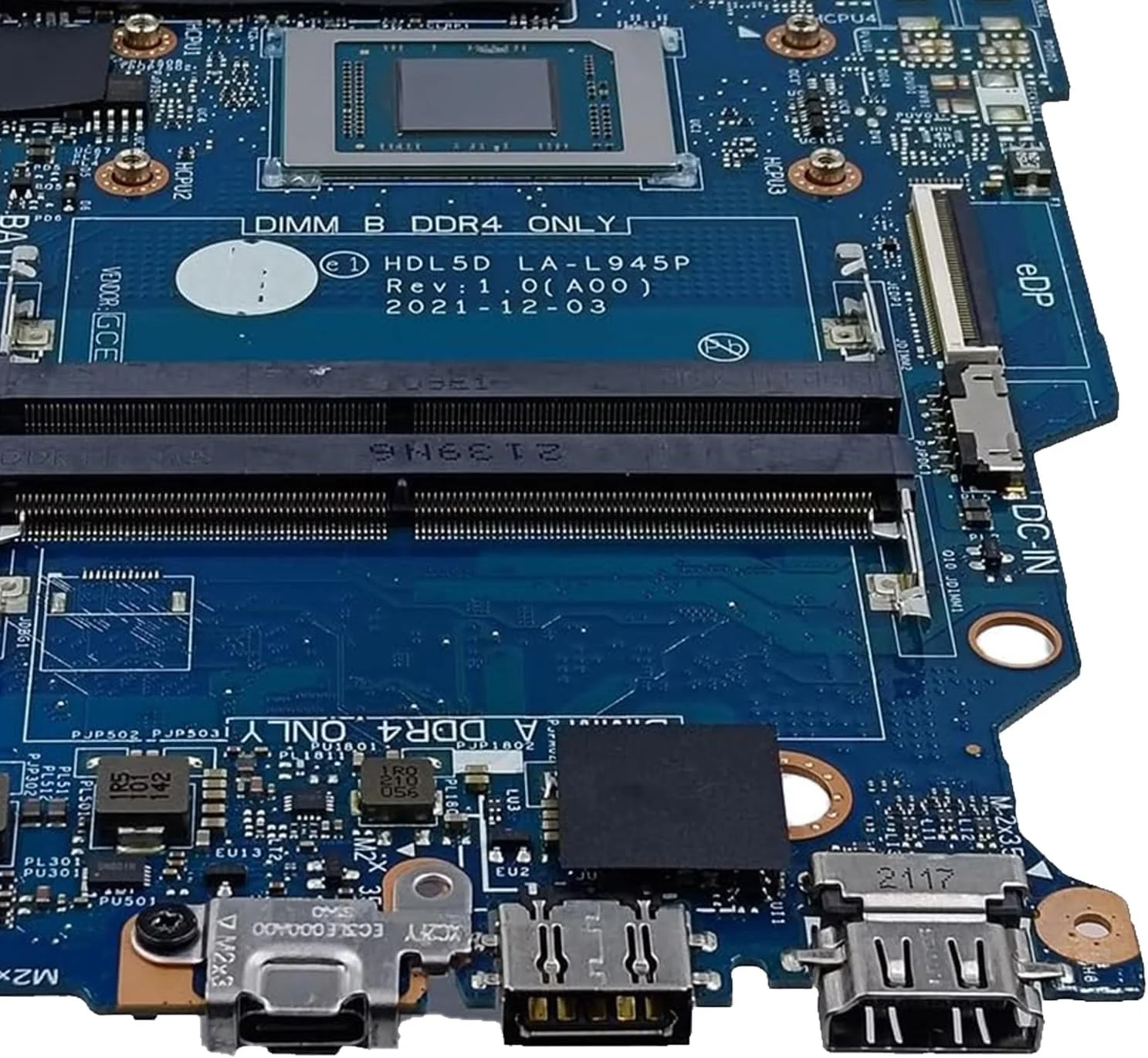 مادربرد جایگزین 0T7MJC T7MJC برای لپ تاپ Dell Vostro 3525 مدل HDL5D LA-L945P، پردازنده R5-5625U مادربرد جایگزین 0T7MJC T7MJC برای لپ تاپ Dell Vostro 3525 مدل HDL5D LA-L945P، پردازنده R5-5625U