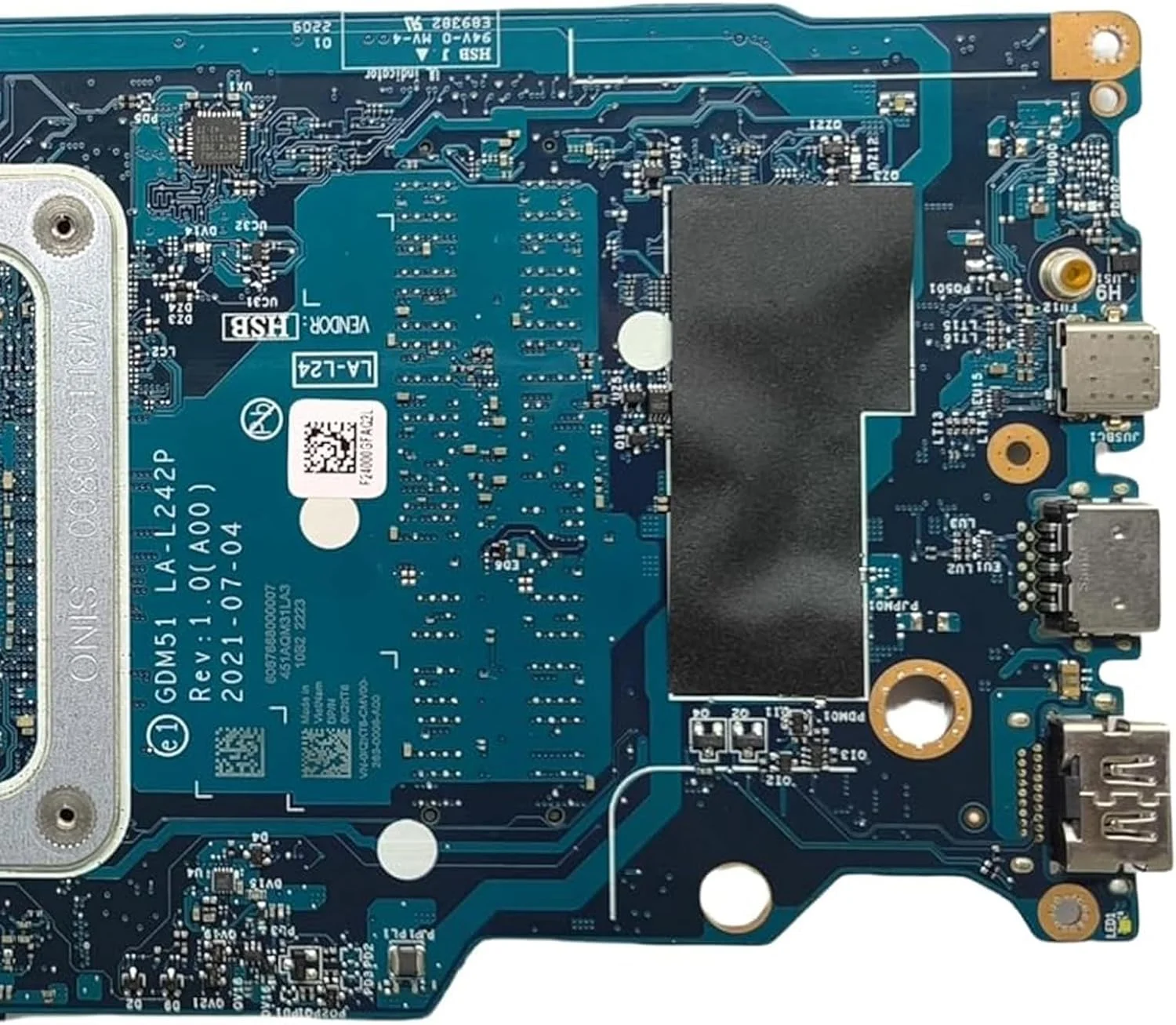 مادربرد جایگزین 0K2KT8 K2KT8 برای لپ تاپ Dell Vostro 15 3510 مدل GDM51 LA-L242P، پردازنده i5-1135G7 و کارت گرافیک MX350 2G VRAM مادربرد جایگزین 0K2KT8 K2KT8 برای لپ تاپ Dell Vostro 15 3510 مدل GDM51 LA-L242P، پردازنده i5-1135G7 و کارت گرافیک MX350 2G VRAM