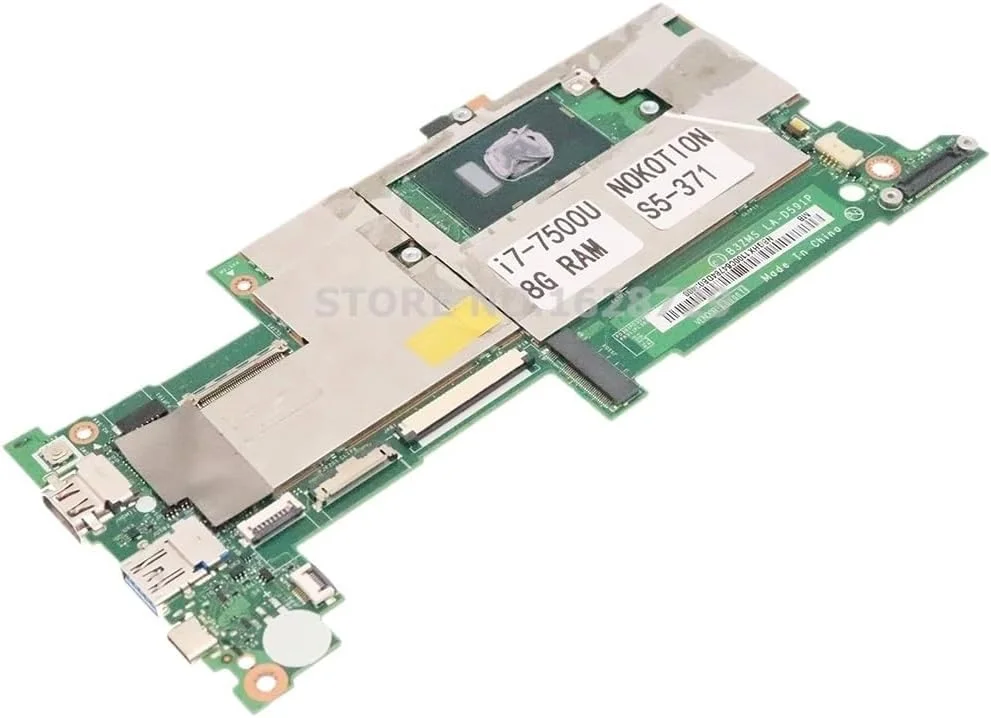 مادربرد لپ تاپ ایسر Swift S5-371 S5-371T مدل I7-7500U با 8 گیگابایت رم NBGHX1100C NBGHX1100C B3ZMS LA-D591P مادربرد لپ تاپ ایسر Swift S5-371 S5-371T مدل I7-7500U با 8 گیگابایت رم NBGHX1100C NBGHX1100C B3ZMS LA-D591P