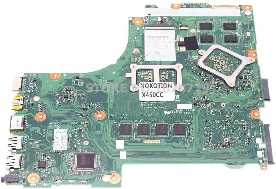 مادربرد X450CC برای لپ تاپ های X459CC X450CC X450C X450 با پردازنده SR0N6 I7-3517U + رم 4 گیگابایتی + پردازنده گرافیکی GT720M