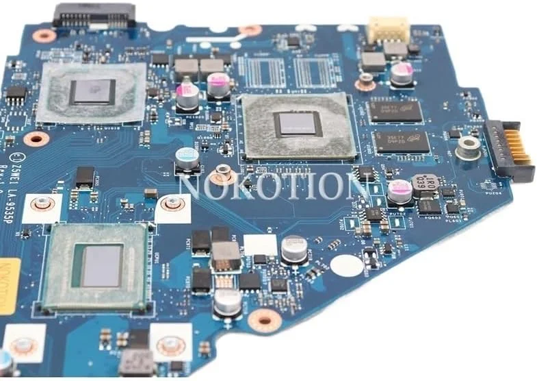 برد اصلی Z5WE1 LA-9535P برای لپ تاپ E1-570 E1-570G مدل NBMER11001 با پردازنده i3-3217U و رم DDR3 و کارت گرافیک GT720M 1G
