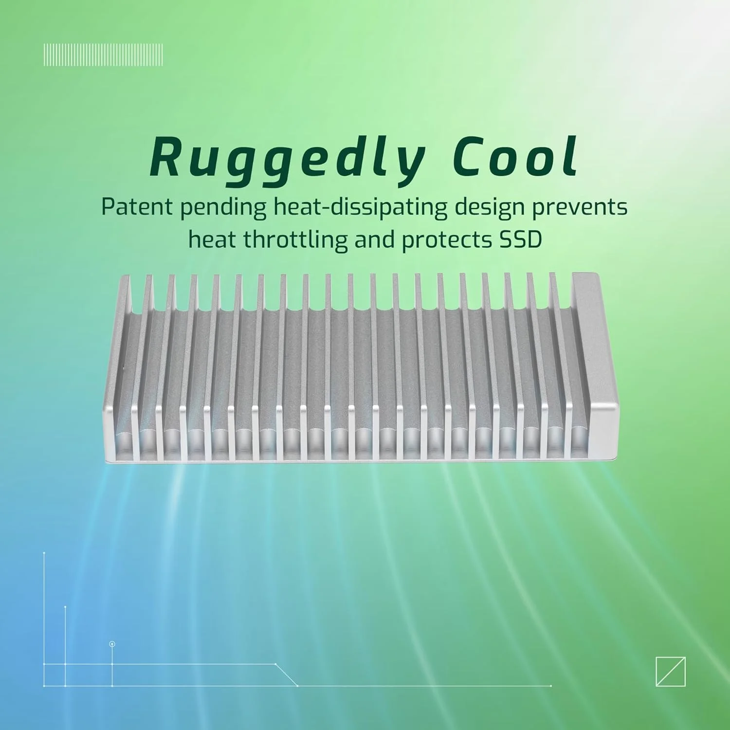 OWC 2TB Express 1M2 قابل حمل NVMe Thunderbolt (USB-C) SSD USB4 درایو SSD اکسترنال فوق العاده سریع با محفظه هیت سینک آلومینیومی