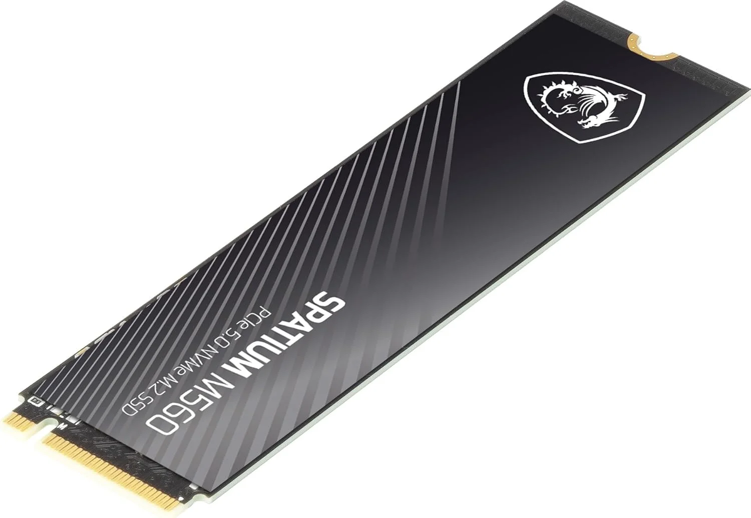 حافظه اس اس دی قابل حمل MSI SPATIUM M560 PCIe 5.0 NVMe M.2 با ظرفیت 1 ترابایت، درایو حالت جامد اکسترنال 1 ترابایتی، سرعت تا 10200 مگابایت بر ثانیه، USB-C، فضای ذخیره سازی مطمئن برای بازی، دانشجویان، متخصصان، مشکی