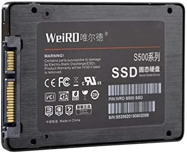 درایو حالت جامد 512 گیگابایتی SJT ATT WEIRD S500، 2.5 اینچی SATA3.0 برای لپ تاپ و کامپیوتر