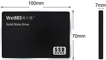 درایو حالت جامد 256 گیگابایتی SJT ATT WEIRD S500 2.5 اینچی SATA3.0 برای لپ تاپ و کامپیوتر رومیزی