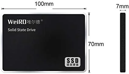 درایو حالت جامد 512 گیگابایتی SJT ATT WEIRD S500، 2.5 اینچی SATA3.0 برای لپ تاپ و کامپیوتر