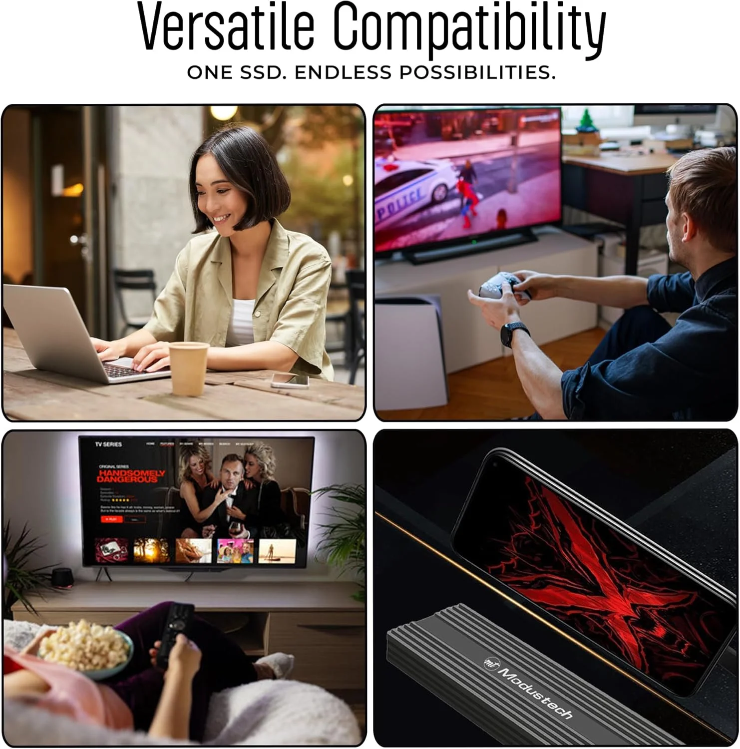 حافظه اس اس دی NVMe با ظرفیت 1 ترابایت – USB 3.2 Gen 2 | سرعت تا 2300 مگابایت بر ثانیه | باریک، فوق العاده سریع و قابل حمل | درایو حالت جامد اکسترنال M.2 برای آیفون 15/16، مک، PS5، ایکس باکس، لپ تاپ و کامپیوتر (نقره ای) حافظه اس اس دی NVMe با ظرفیت 1 ترابایت – USB 3.2 Gen 2 | سرعت تا 2300 مگابایت بر ثانیه | باریک، فوق العاده سریع و قابل حمل | درایو حالت جامد اکسترنال M.2 برای آیفون 15/16، مک، PS5، ایکس باکس، لپ تاپ و کامپیوتر (نقره ای)