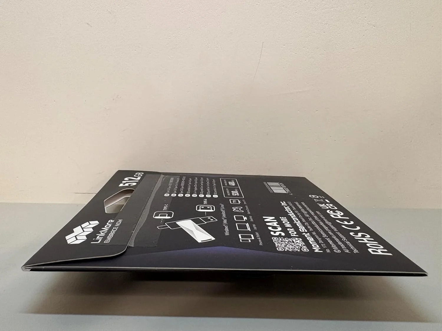 حافظه اس اس دی اکسترنال 512 گیگابایتی LinkMore NR P50 – درایو قابل حمل Type-C و USB-A، USB 3.2 5Gbps، سرعت خواندن 530 مگابایت بر ثانیه، سرعت نوشتن 480 مگابایت بر ثانیه، سرعت نوشتن مداوم 110 مگابایت بر ثانیه – سازگار با آیفون 15+، PS5، Steam Deck، اندروید، مک، ویندوز