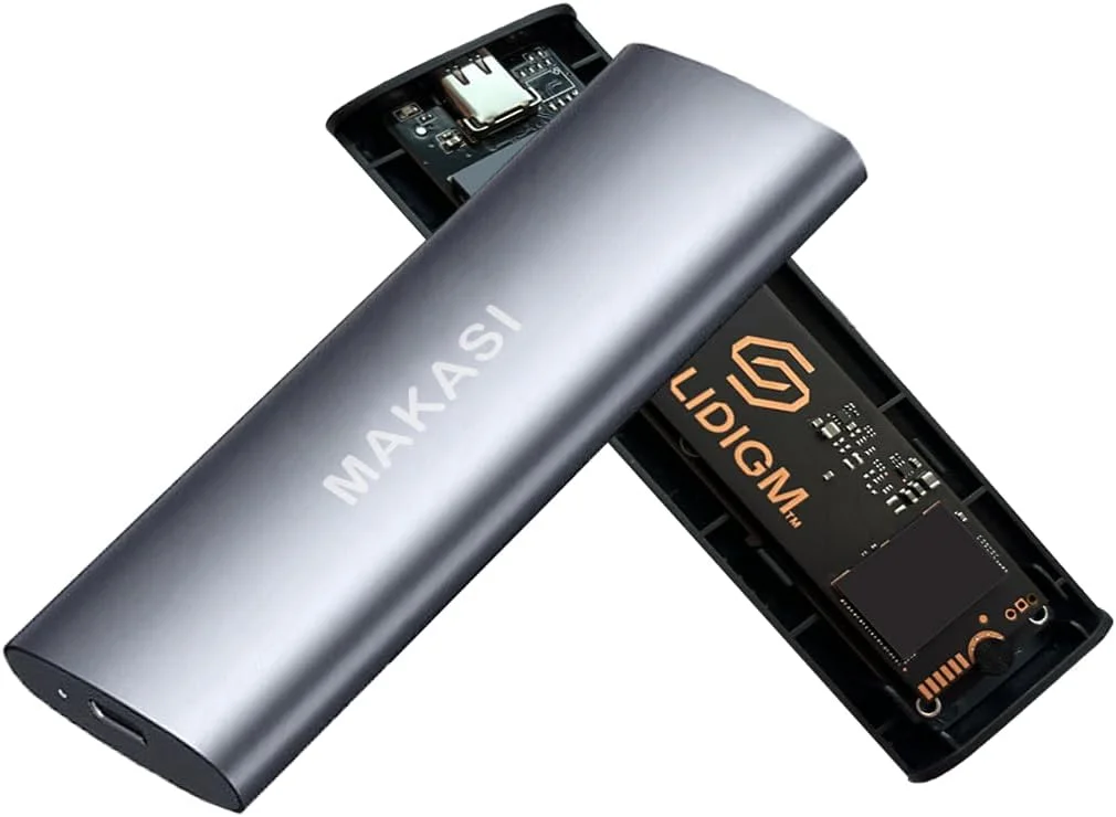 حافظه اس اس دی اکسترنال 512 گیگابایتی MAKASI تا 1050 مگابایت بر ثانیه، درایو حالت جامد قابل حمل سازگار با اس اس دی اینترنال Solidigm، USB 3.2 Gen 2، فضای ذخیره سازی قابل اعتماد برای تلفن های هوشمند Type-C، تبلت ها، لپ تاپ ها - C10