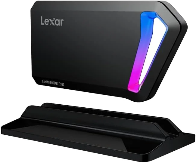 حافظه اس اس دی اکسترنال گیمینگ قابل حمل Lexar SL660 BLAZE با ظرفیت 512 گیگابایت، USB 3.2 Gen 2x2، درایو حالت جامد با LED های RGB، سرعت خواندن تا 2000 مگابایت بر ثانیه، سرعت نوشتن 1900 مگابایت بر ثانیه، USB Type-C (LSL660X512G-RNNNG) حافظه اس اس دی اکسترنال گیمینگ قابل حمل Lexar SL660 BLAZE با ظرفیت 512 گیگابایت، USB 3.2 Gen 2x2، درایو حالت جامد با LED های RGB، سرعت خواندن تا 2000 مگابایت بر ثانیه، سرعت نوشتن 1900 مگابایت بر ثانیه، USB Type-C (LSL660X512G-RNNNG)