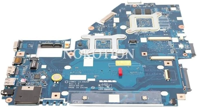 مادربرد اصلی Z5WE1 LA-9535P برای لپ تاپ E1-570 E1-570G مدل NBMER11001 پردازنده i3-3217U DDR3 کارت گرافیک GT720M 1G