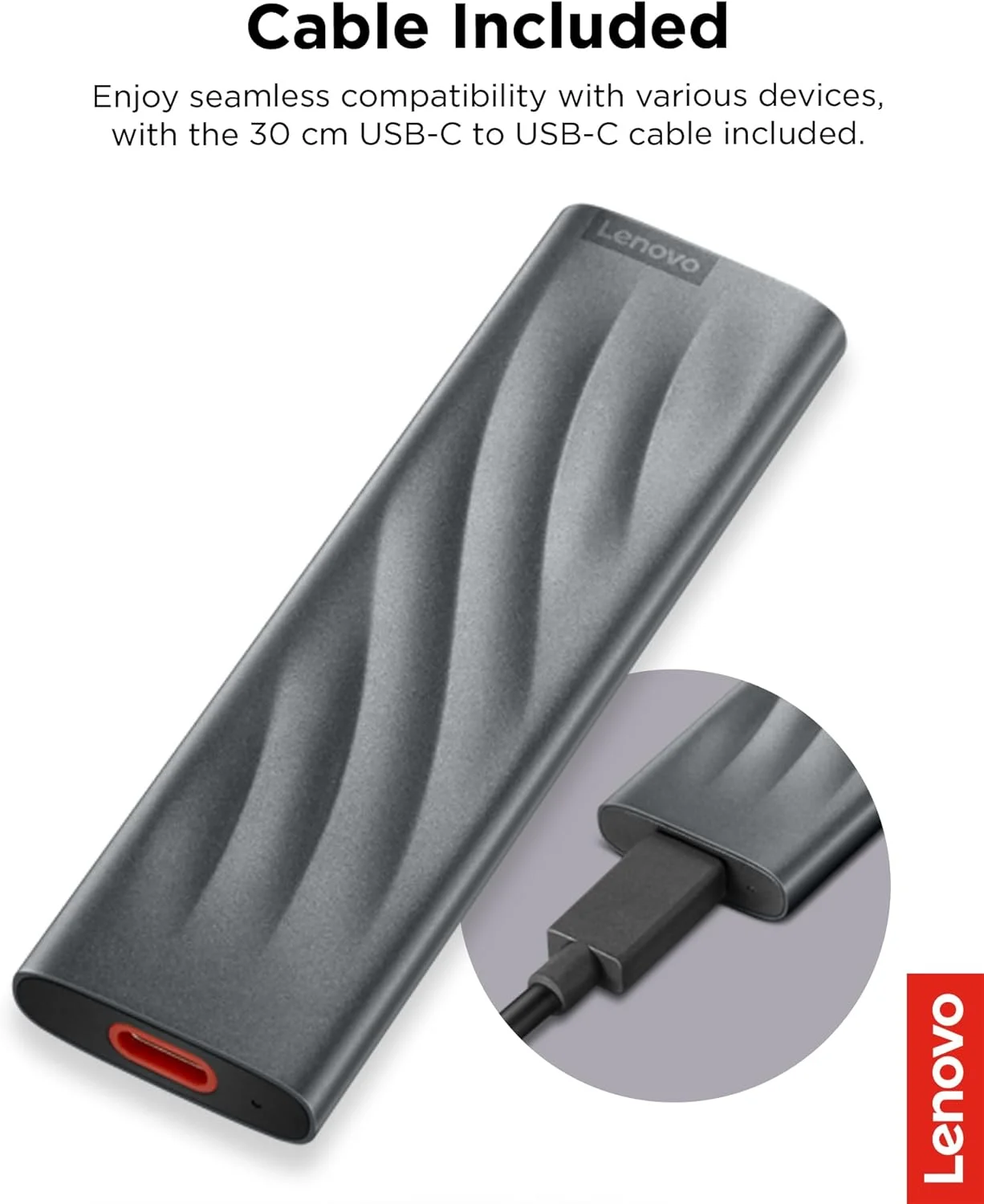 لنوو PS8 SSD اکسترنال قابل حمل 512 گیگابایت Type-C USB 3.2 Gen 2 با سرعت خواندن تا 1050 مگابایت بر ثانیه و سرعت نوشتن 1000 مگابایت بر ثانیه لنوو PS8 SSD اکسترنال قابل حمل 512 گیگابایت Type-C USB 3.2 Gen 2 با سرعت خواندن تا 1050 مگابایت بر ثانیه و سرعت نوشتن 1000 مگابایت بر ثانیه