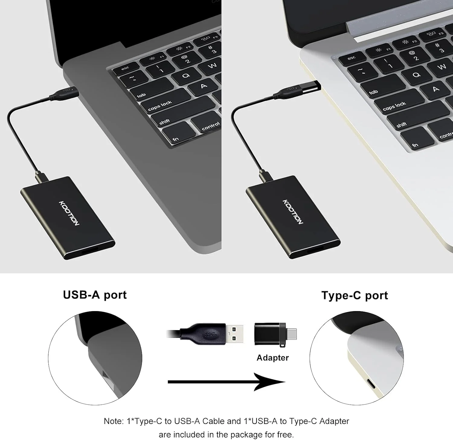 اس اس دی اکسترنال قابل حمل کوتیون 250 گیگابایت USB 3.1 Gen 2 Type-C سرعت خواندن/نوشتن تا 500 مگابایت بر ثانیه و 450 مگابایت بر ثانیه درایو انتقال پرسرعت فوق العاده باریک موبایل حالت جامد برای لپ تاپ، تبلت، کامپیوتر و تلفن، مشکی اس اس دی اکسترنال قابل حمل کوتیون 250 گیگابایت USB 3.1 Gen 2 Type-C سرعت خواندن/نوشتن تا 500 مگابایت بر ثانیه و 450 مگابایت بر ثانیه درایو انتقال پرسرعت فوق العاده باریک موبایل حالت جامد برای لپ تاپ، تبلت، کامپیوتر و تلفن، مشکی