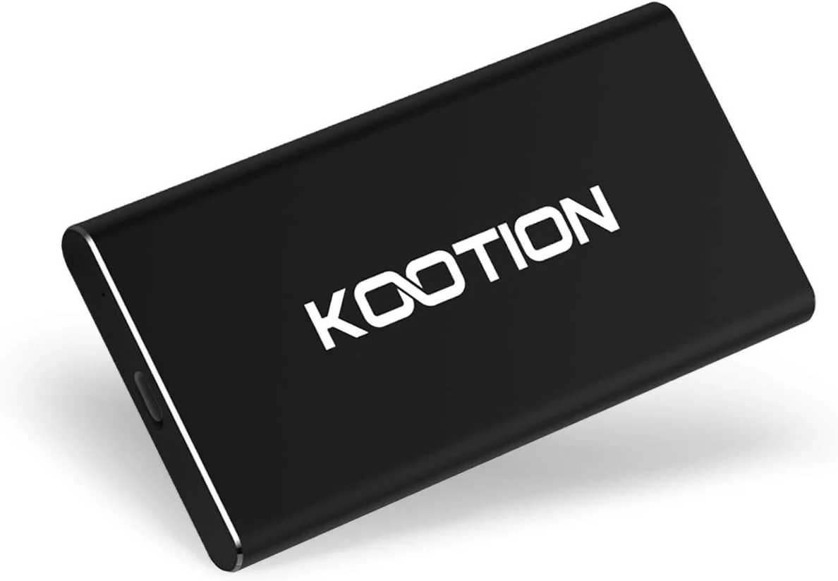 هارد اکسترنال SSD یک ترابایتی KOOTION USB 3.1 Type-C فوق العاده باریک، سرعت خواندن تا 500 مگابایت بر ثانیه و نوشتن تا 450 مگابایت بر ثانیه