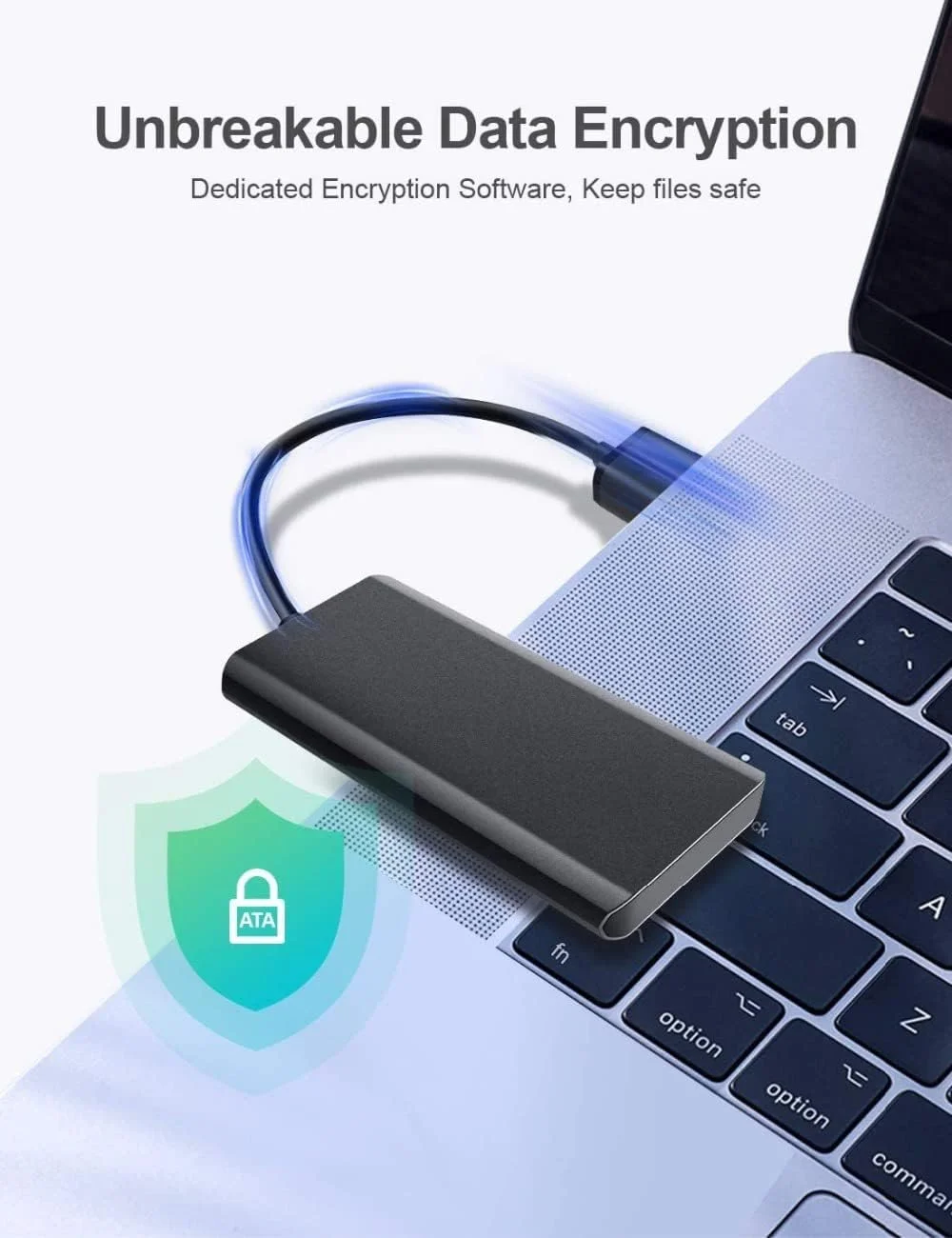 هارد درایو حالت جامد اکسترنال قابل حمل 2 ترابایت/500 گیگابایت/250 گیگابایت، حافظه پشتیبان گیری موبایل USB 3.1 Gen1، مناسب برای کامپیوتر رومیزی، لپ تاپ، مک بوک، PS4، ایکس باکس (2 ترابایت، مشکی)