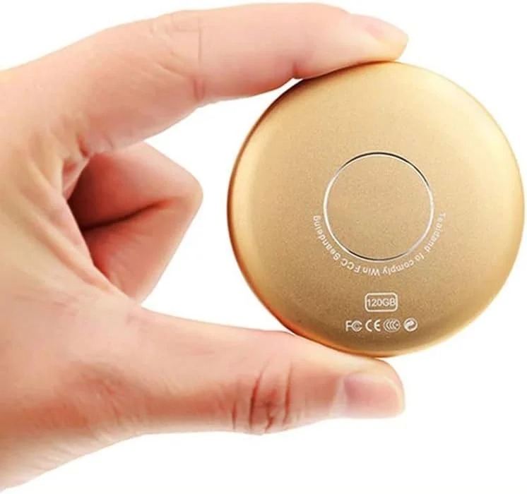 درایو حالت جامد اکسترنال SSD با ظرفیت 480 گیگابایت/240 گیگابایت/120 گیگابایت، حافظه پشتیبان قابل حمل USB 3.0 Type-C، مناسب برای رایانه های شخصی، لپ تاپ ها، مک بوک ها، ویندوز (240 گیگابایت، طلایی)