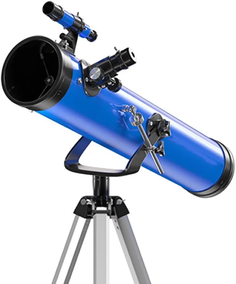 تلسکوپ YXCKG برای کودکان، تلسکوپ های نجومی مبتدی با دیافراگم 114 میلی‌متری به همراه سه پایه، تلسکوپ شروع ستاره‌نگاری، تلسکوپ شکست نوری HD برای فضای باز، فیلتر ماه، برای مشاهده آسمان