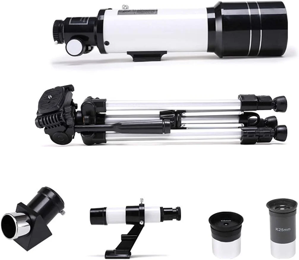 تلسکوپ انکساری، تلسکوپ برای کودکان، بزرگسالان و مبتدیان نجوم، تلسکوپ 70 میلی‌متری، فاصله کانونی 700 میلی‌متری، بزرگنمایی 120 برابر، تلسکوپ مسافرتی انکساری، آبی