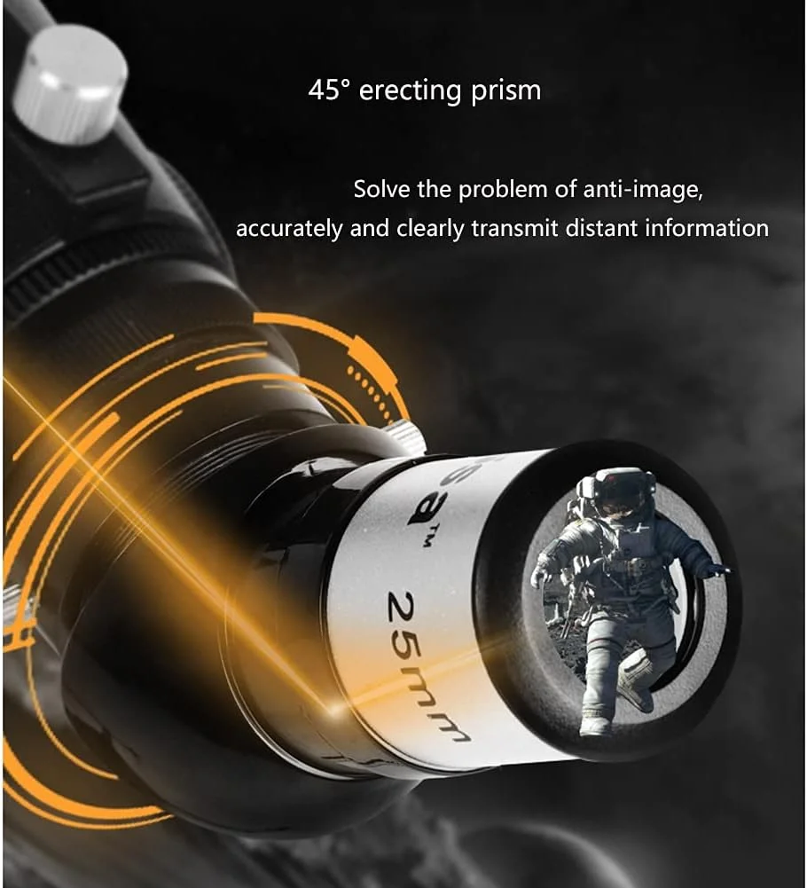 تلسکوپ قابل حمل برای تماشای پرندگان با دیافراگم 70 میلی‌متری و تلسکوپ شکستنی نجومی 700 میلی‌متری با اپتیک شیشه‌ای کاملاً پوشش‌داده‌شده و آداپتور تلفن