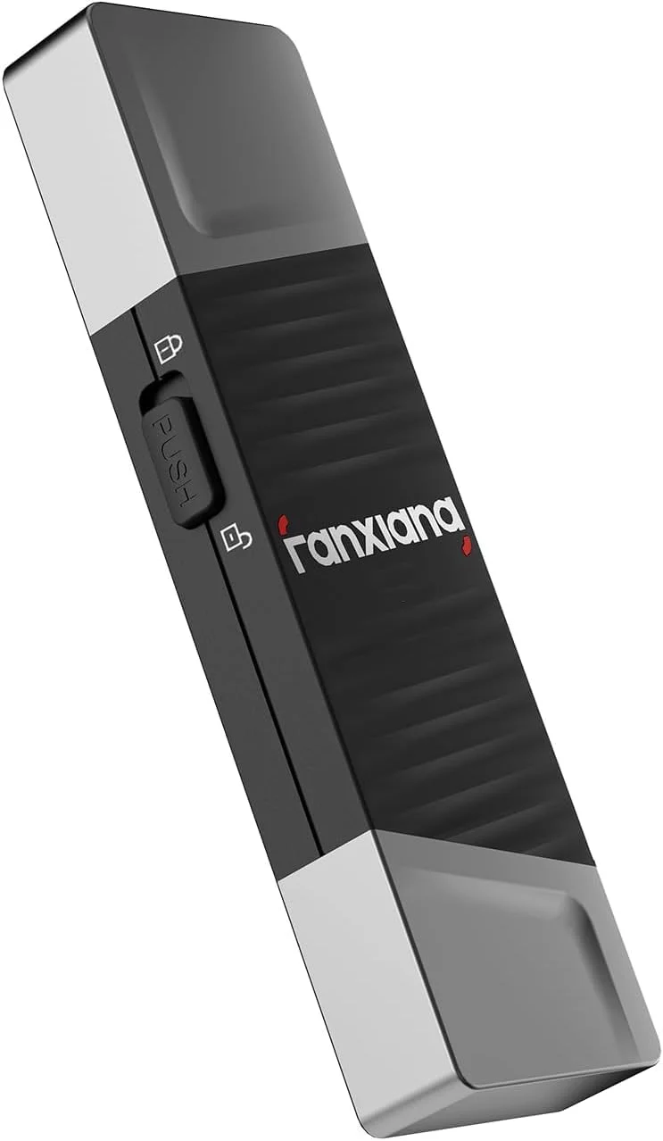 درایو حالت جامد اکسترنال فنزیانگ 256 گیگابایت USB C، درایو فلش حالت جامد قابل حمل، رابط دوگانه سرعت بالا تا 550 مگابایت بر ثانیه، بسیار سریعتر، برای اندروید، آیفون 15، مک بوک/پرو/ایر و غیره مدل F397