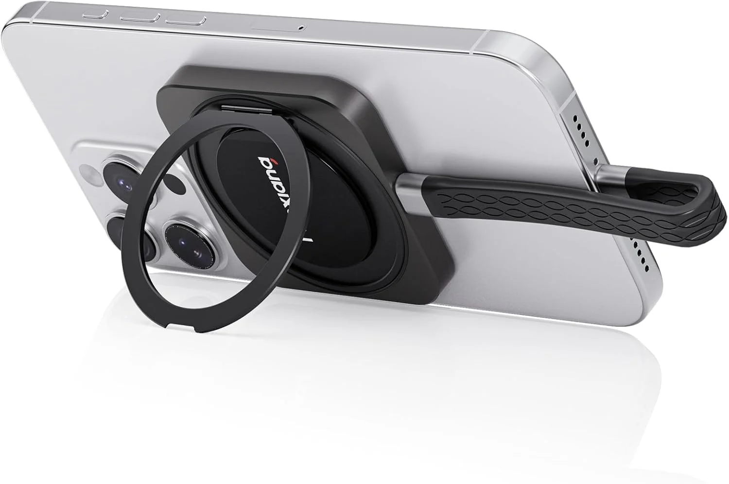 فن‌شیانگ SSD اکسترنال قابل حمل مغناطیسی 2 ترابایتی با پایه چرخان 360 درجه، سرعت تا 2000 مگابایت بر ثانیه، USB-C 3.2 Gen 2x2، سازگار با آیفون 15/16، اندروید، مک، کامپیوتر و تبلت‌ها