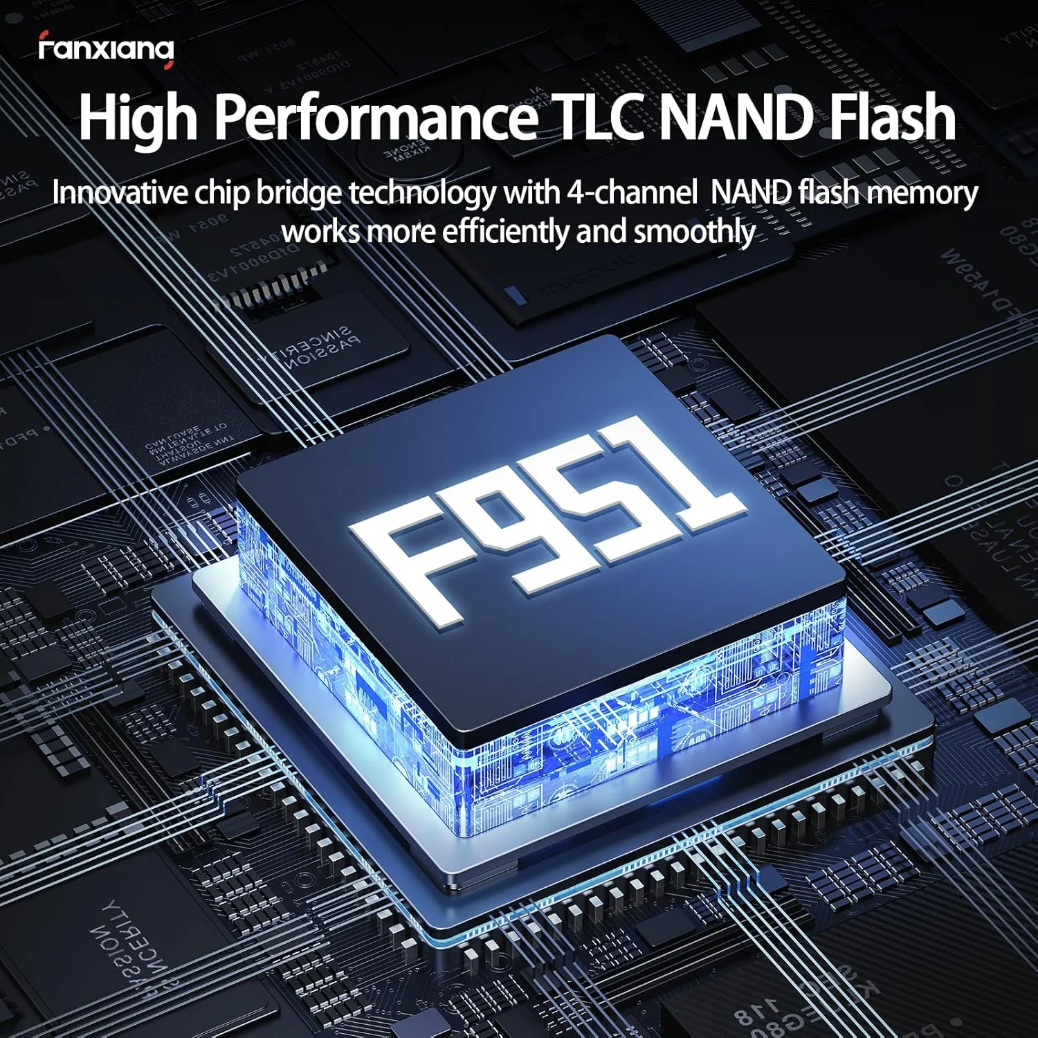 فلش درایو SSD اکسترنال سریع فنزیانگ با ظرفیت 512 گیگابایت، سرعت انتقال تا 2000 مگابایت بر ثانیه، USB3.2 Gen2، درایو USB دوگانه USB A و Type-C، فلش مموری استیک 2 در 1 برای آیفون/اندروید/ویندوز/مک/لپ تاپ