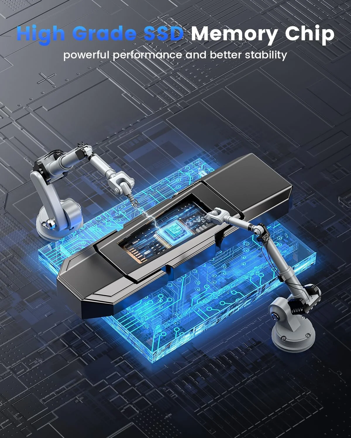 حافظه اس اس دی اکسترنال قابل حمل USB با ظرفیت 256 گیگابایت، رابط Type-C و USB 3.2 با سرعت تا 450 مگابایت بر ثانیه، فلش مموری برای موبایل، گوشی اندروید، لپ تاپ، تبلت، مک، درایو حالت جامد حافظه اس اس دی اکسترنال قابل حمل USB با ظرفیت 256 گیگابایت، رابط Type-C و USB 3.2 با سرعت تا 450 مگابایت بر ثانیه، فلش مموری برای موبایل، گوشی اندروید، لپ تاپ، تبلت، مک، درایو حالت جامد