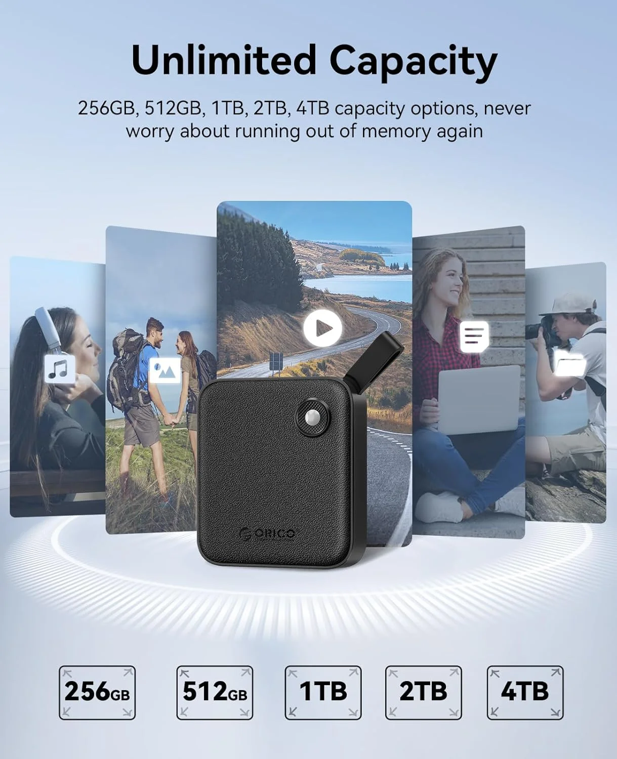 حافظه اس اس دی اکسترنال 1 ترابایتی اوریکو با کابل USB-C، درایو حالت جامد اکسترنال قابل حمل 2 در 1 تا 460 مگابایت بر ثانیه، نشانگر وضعیت برای تلفن هوشمند، تبلت و رایانه شخصی با رابط USB-C - مدل B5PLUS حافظه اس اس دی اکسترنال 1 ترابایتی اوریکو با کابل USB-C، درایو حالت جامد اکسترنال قابل حمل 2 در 1 تا 460 مگابایت بر ثانیه، نشانگر وضعیت برای تلفن هوشمند، تبلت و رایانه شخصی با رابط USB-C - مدل B5PLUS