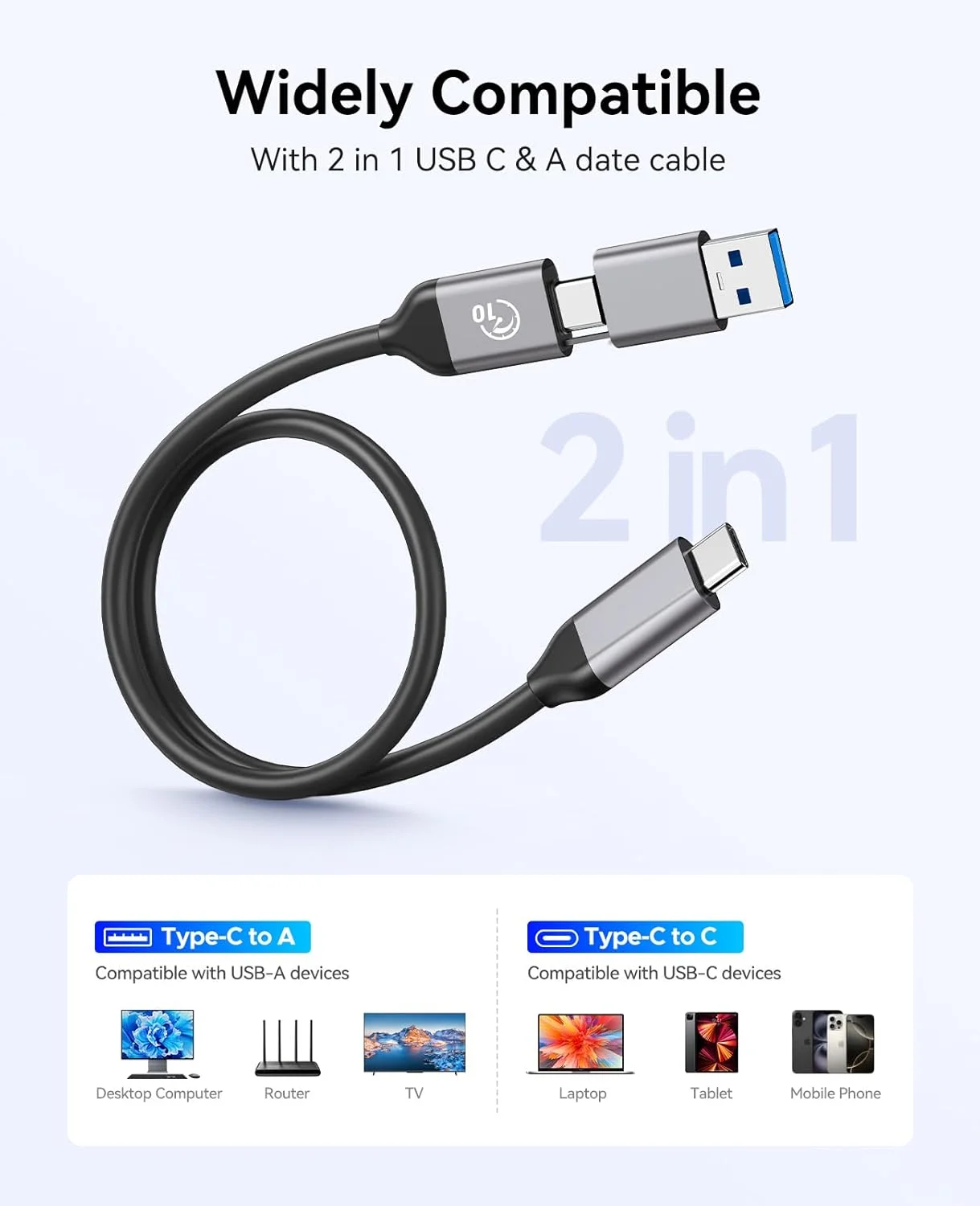 اس اس دی اکسترنال 1 ترابایتی ORICO با کابل 2 در 1 USB C و A، سرعت تا 460 مگابایت بر ثانیه، درایوهای حالت جامد قابل حمل Plug and Play، فضای ذخیره سازی مطمئن برای تلفن های هوشمند USB C، تبلت، کامپیوتر - M5PLUS اس اس دی اکسترنال 1 ترابایتی ORICO با کابل 2 در 1 USB C و A، سرعت تا 460 مگابایت بر ثانیه، درایوهای حالت جامد قابل حمل Plug and Play، فضای ذخیره سازی مطمئن برای تلفن های هوشمند USB C، تبلت، کامپیوتر - M5PLUS