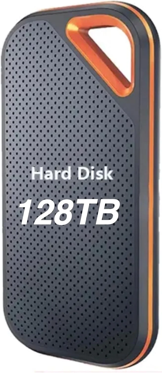 هارد اکسترنال، ۱۲۸ ترابایت SSD، USB 3.1، درایو حالت جامد سازگار با کامپیوتر لپ تاپ و سایر دستگاه ها