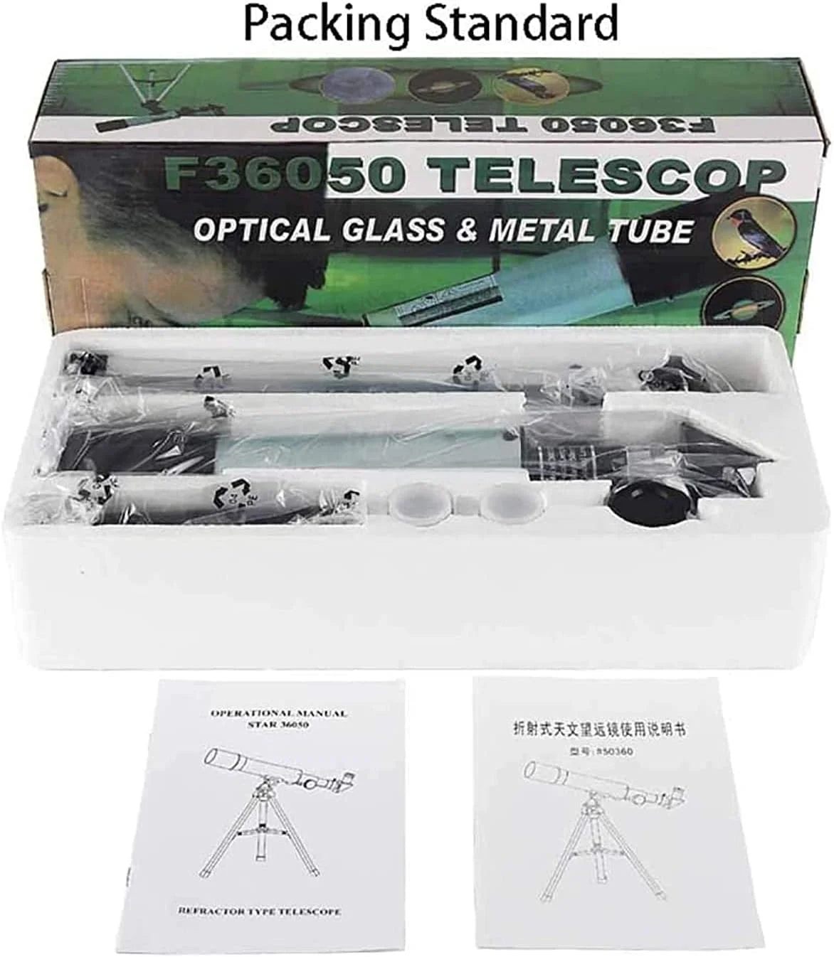 تلسکوپ های فضایی تمکین برای کودکان و مبتدیان، تلسکوپ شکست نوری نجومی با سه پایه قابل تنظیم، تلسکوپ های تک چشمی برای مبتدیان در اسباب بازی های آموزشی نجوم