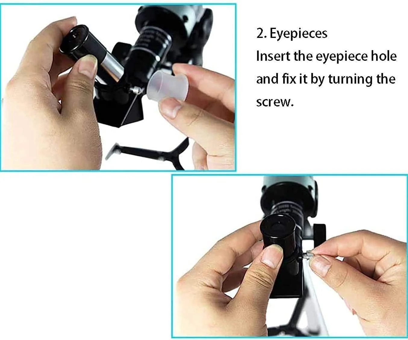 تلسکوپ های فضایی تمکین برای کودکان و مبتدیان، تلسکوپ شکست نوری نجومی با سه پایه قابل تنظیم، تلسکوپ های تک چشمی برای مبتدیان در اسباب بازی های آموزشی نجوم