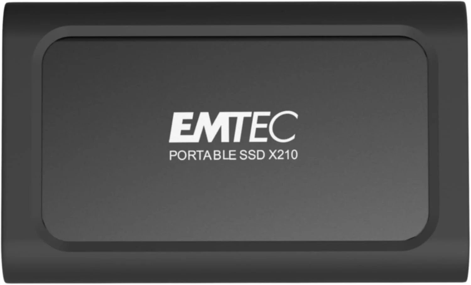 درایو حالت جامد اکسترنال Emtec X210 Elite با ظرفیت 2 ترابایت - سازگار با USB 3.2 Gen1 و 2.0 - فناوری فلش NAND سه بعدی - شامل کابل USB-C 3.2 Gen2 به USB-A و کیف محافظ سیلیکونی