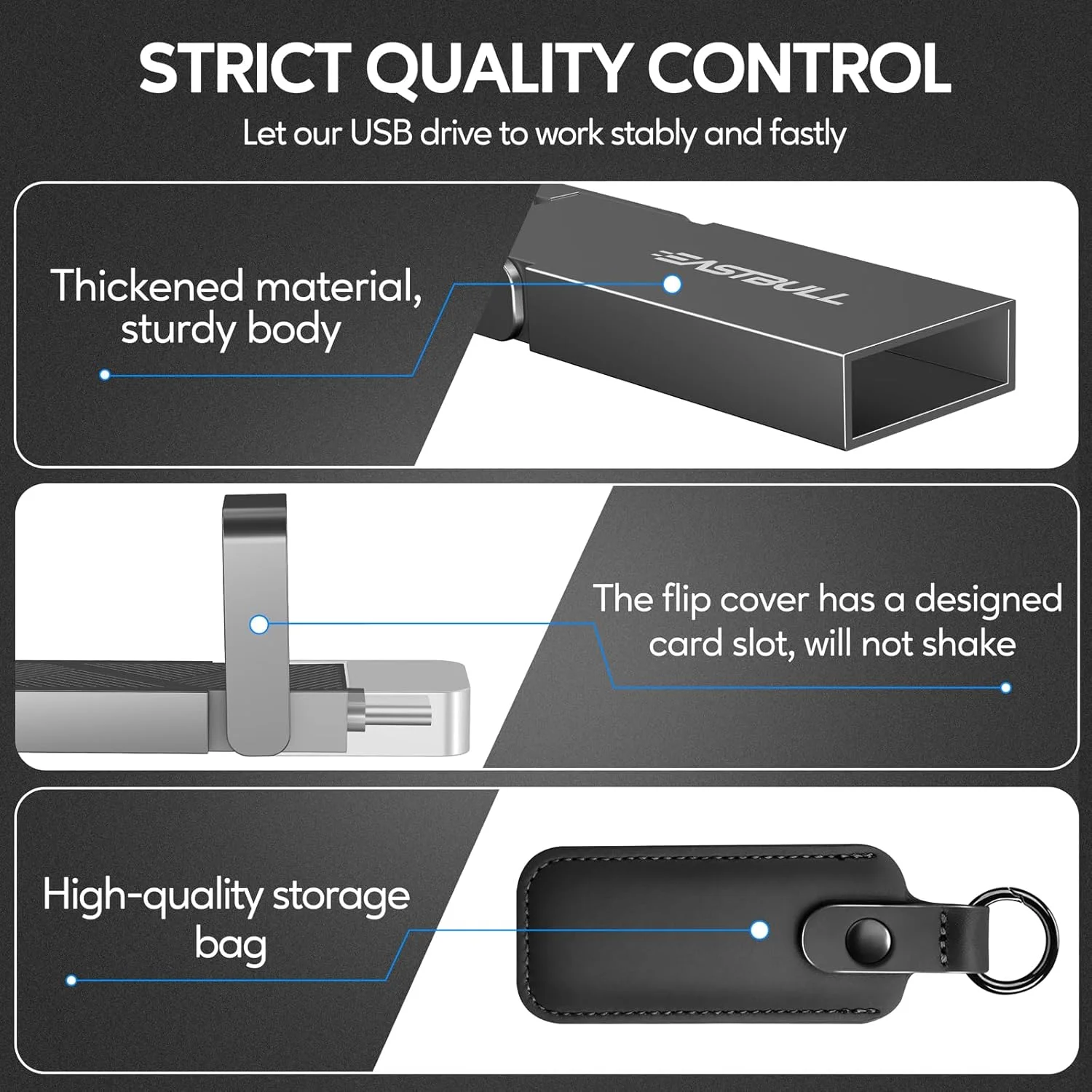 درایو USB3.2 یک ترابایتی EASTBULL با سرعت بالا تا 500 مگابایت بر ثانیه SSD اکسترنال 2 در 1 USB-C+USB-A 3.2 Gen1 درایو دوگانه برای آیفون 15/PC/Windows (خاکستری، همراه با کیف) درایو USB3.2 یک ترابایتی EASTBULL با سرعت بالا تا 500 مگابایت بر ثانیه SSD اکسترنال 2 در 1 USB-C+USB-A 3.2 Gen1 درایو دوگانه برای آیفون 15/PC/Windows (خاکستری، همراه با کیف)