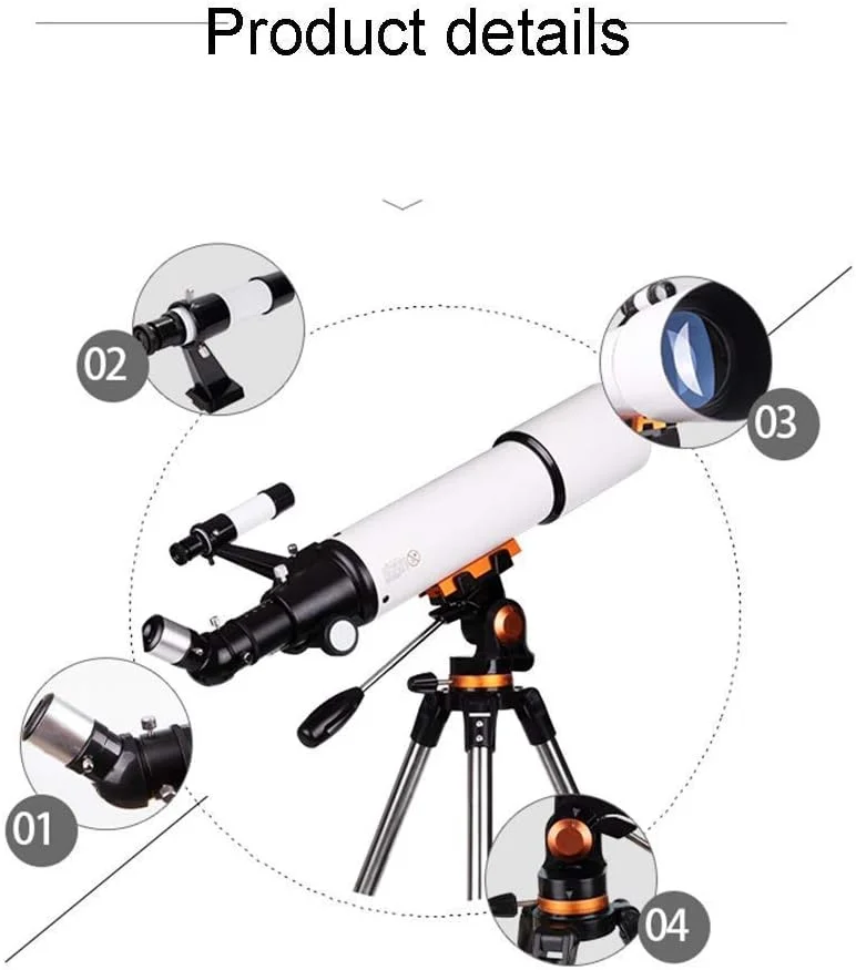 تلسکوپ، تلسکوپ مسافرتی، تلسکوپ شکستنی نجومی برای کودکان مبتدی، تلسکوپ قابل حمل برای بزرگسالان به همراه کیف حمل