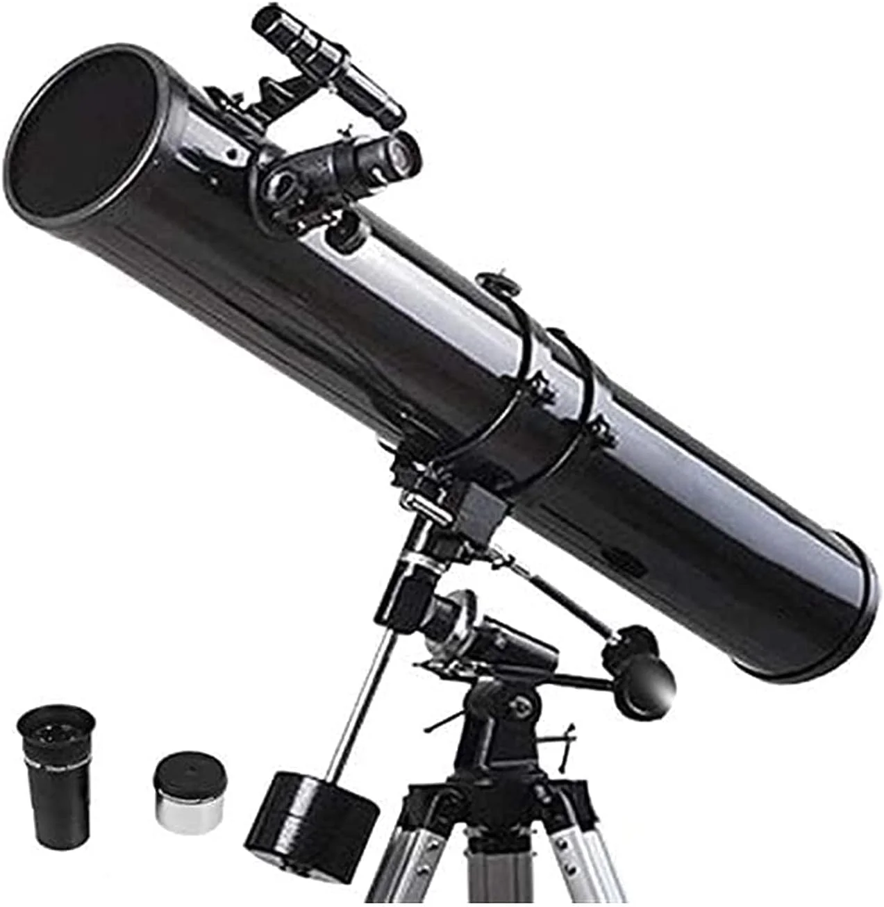 تلسکوپ برای بزرگسالان، تلسکوپ شکستنی 114 میلی‌متری دید در شب با نور کم ضد آب HD، برای رصد ماه و منظره