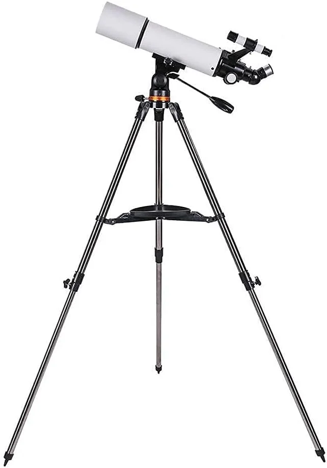 تلسکوپ منکسری قابل حمل با پایه تلفن هوشمند و سه پایه با ارتفاع قابل تنظیم، تلسکوپ بازتابی برای مبتدیان، هدیه عالی نجومی برای کودکان برای کاوش در ماه و سیارات