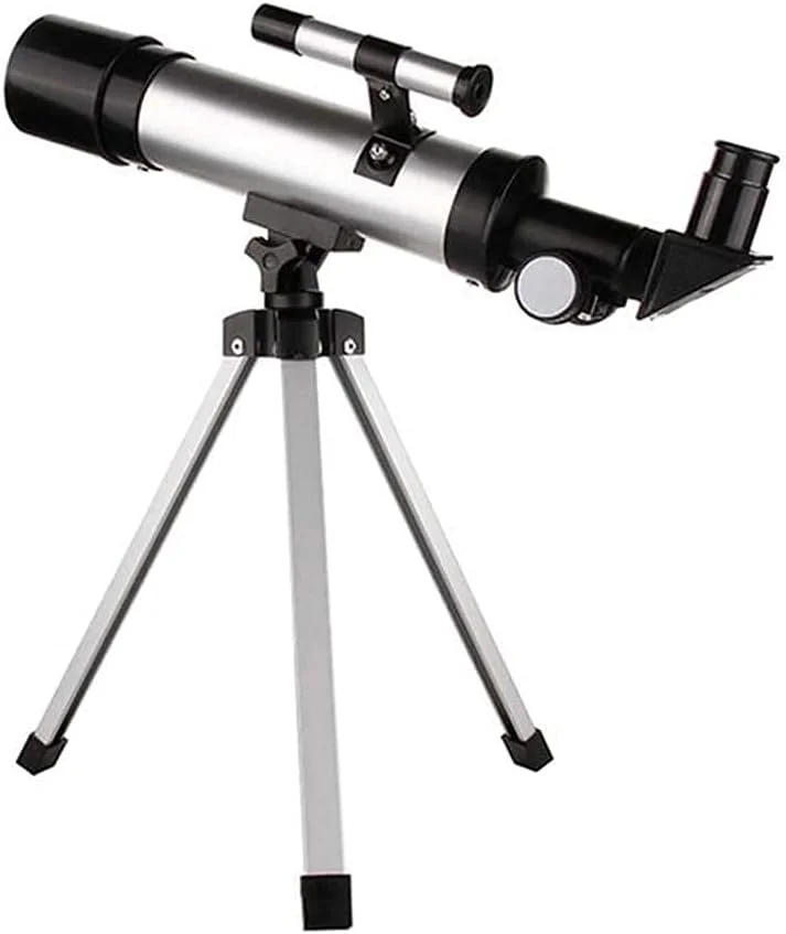 تلسکوپ بازتابی ایده آل برای کودکان، بزرگسالان و مبتدیان، تلسکوپ انکساری قابل حمل با پایه، هدیه عالی نجوم برای کاوش در ماه و سیارات