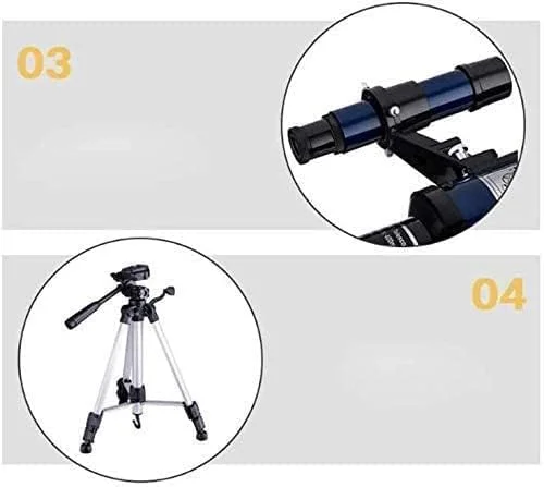 تلسکوپ HD حرفه ای برای کودکان و بزرگسالان، تلسکوپ نجومی انکساری، تماشای ماه، تماشای پرندگان